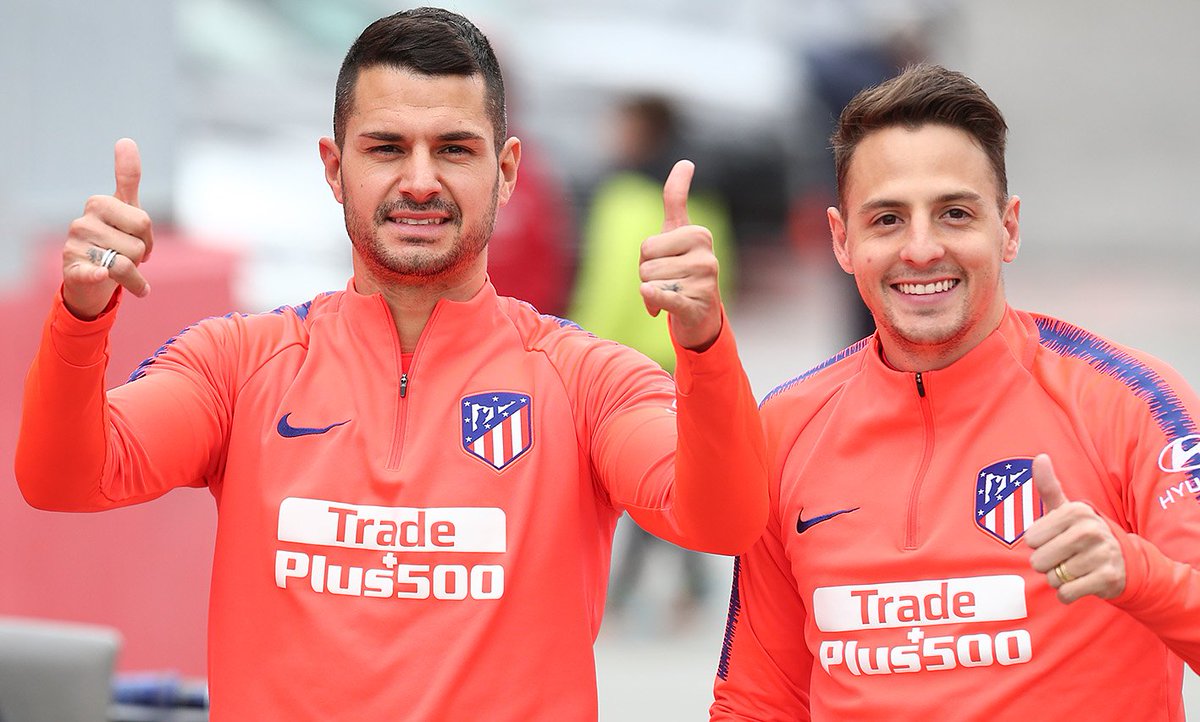 Vitolo, en la sesión de este martes (Foto: ATM).