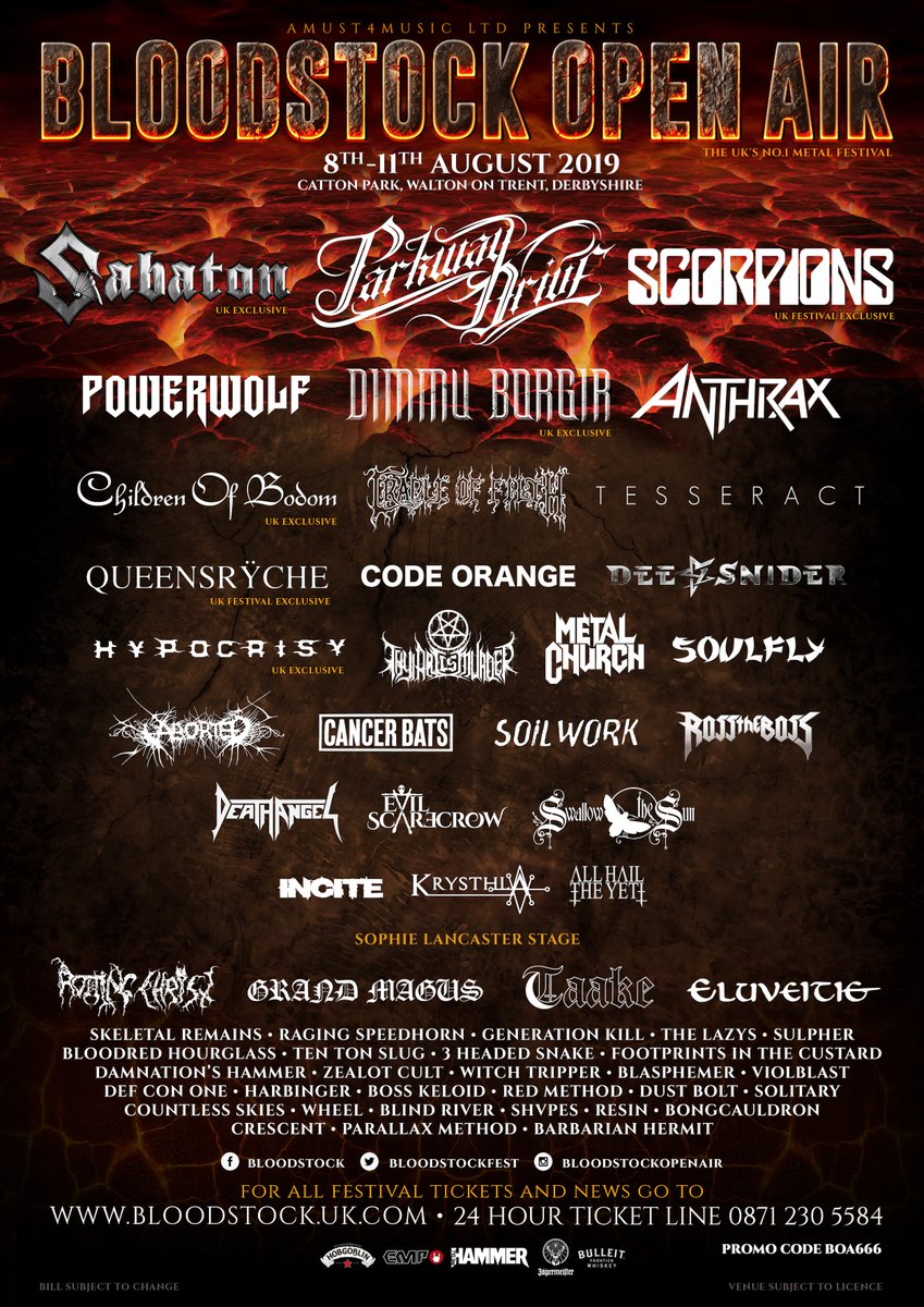 bloodstockfest (@bloodstockfest) on Twitter photo #BOA19 ANNOUNCEMENT 🔥@Wheel_band <a href="/SOLITARYPRESTON/">Solitary</a> #Violblast #CRESCENT <a href="/BRHG_official/">𝐁𝐋𝐎𝐎𝐃𝐑𝐄𝐃 𝐇𝐎𝐔𝐑𝐆𝐋𝐀𝐒𝐒</a> + <a href="/ParallaxMethod/">The Parallax Method</a> added to the fray! Make sure you grab your tickets at bloodstock.uk.com #BOA19 ANNOUNCEMENT 🔥@Wheel_band <a href="/SOLITARYPRESTON/">Solitary</a> #Violblast #CRESCENT <a href="/BRHG_official/">𝐁𝐋𝐎𝐎𝐃𝐑𝐄𝐃 𝐇𝐎𝐔𝐑𝐆𝐋𝐀𝐒𝐒</a> + <a href="/ParallaxMethod/">The Parallax Method</a> added to the fray! Make sure you grab your tickets at bloodstock.uk.com