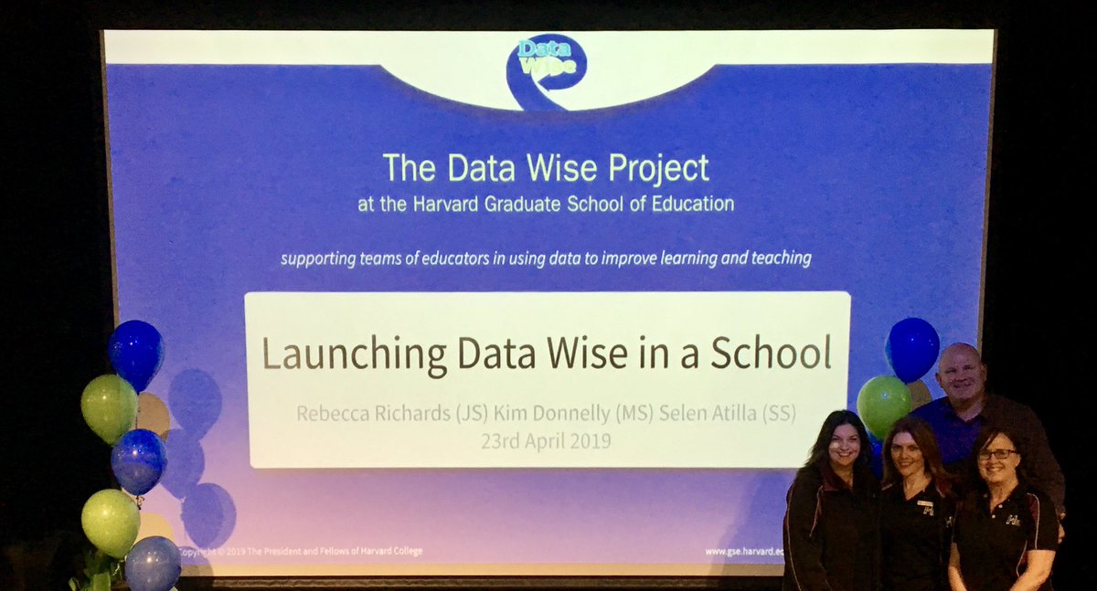 What an exciting day launching Data Wise with our 200 staff! Thanks so much <a href="/PPJayne/">Penny Jayne</a> for your ongoing support and guest appearance 🙌🏻💙💚 <a href="/DataWiseHarvard/">Data Wise</a> <a href="/hgse_profed/">Professional Education at HGSE</a> @BastowInstitute <a href="/PPJayne/">Penny Jayne</a> <a href="/ReaseDavid/">David Rease, Jr.</a>   #Kto12College #datawise #edutwitter #educhat #inquiry #swoosh