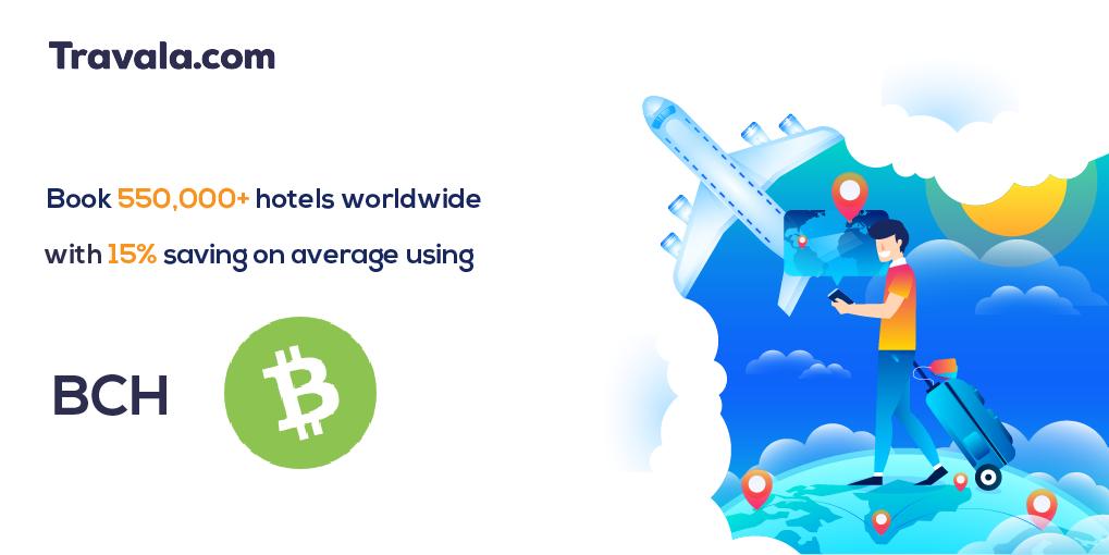 Use $BCH to book 550,000+ hotels worldwide with average savings of 15% on Travala.com   

➡️ Get further savings up to 10% off the already amazing prices with our #SMART program

🎁 Like, RT &amp; follow <a href="/travalacom/">Travala.com 🏨 ✈️</a> for a chance to win $200 worth of $AVA