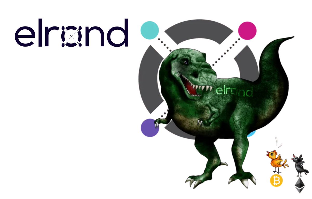 iamdanvoicu's tweet image. #CryptoThrones  - The winner will be a decentralized blockchain with absolutely no scaling or performance issues.

“A chick can only become a chicken - a small dino can become a big dino” - *SCALABILITY IS IMPORTANT*
@ElrondNetwork
