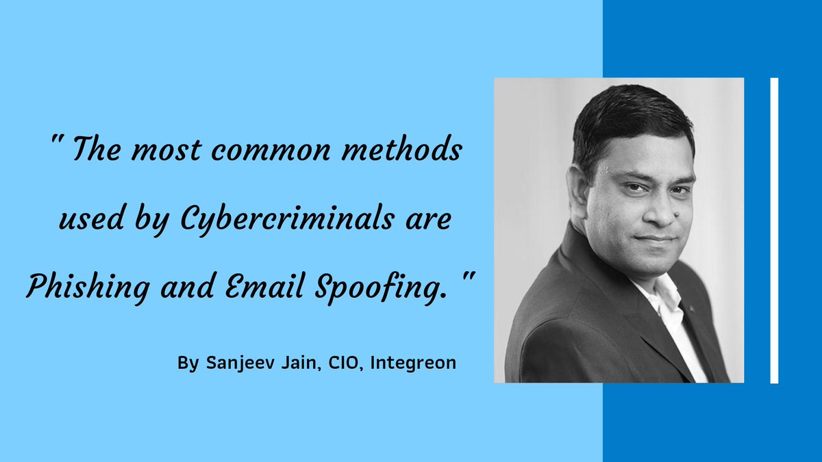 CIOTech_Outlook's tweet photo. Must Read: Corporate Email Security < https://t.co/dFWAnozavP > - Great Insight On #CyberWorld by @Sanjeevsjain , CIO, @Integreon .
#Corporate_Email_Security #Email_Security https://t.co/OOjCFKL7un