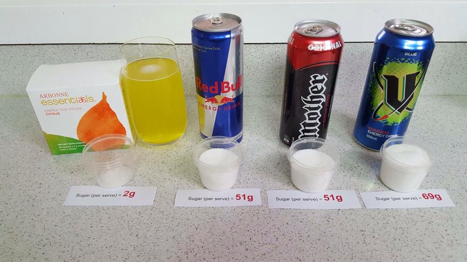 CavDentist's tweet photo. We all hope you had a great Easter hols, be careful which drinks your reaching for to help you get over the bank hol blues. Some of  our leading energy drinks contain as much as 15 teaspoons of sugar in them per drink! Be wise and choose carefully https://t.co/a9GwuB7O7V