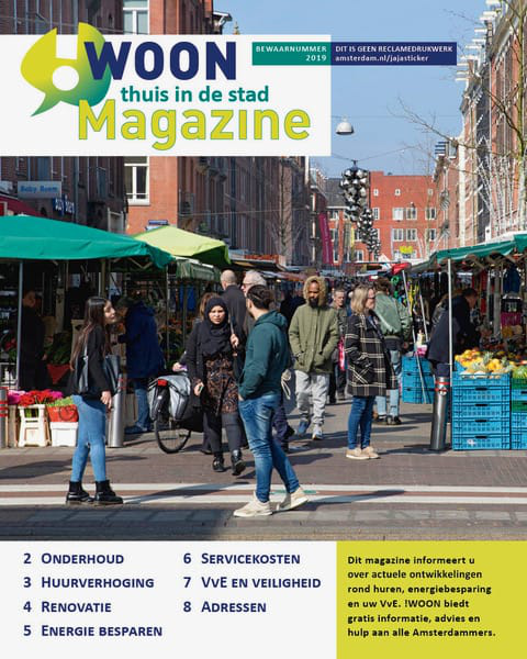 Het !WOON Magazine 2019 is uit! Vol praktische informatie over huurverhoging, onderhoud, servicekosten, energiebesparing, veiligheid en VvE.  Komende week huis aan huis in een groot deel van Amsterdam, hier digitaal. wooninfo.nl/nieuws/2019/04… #huurverhoging #Amsterdam
