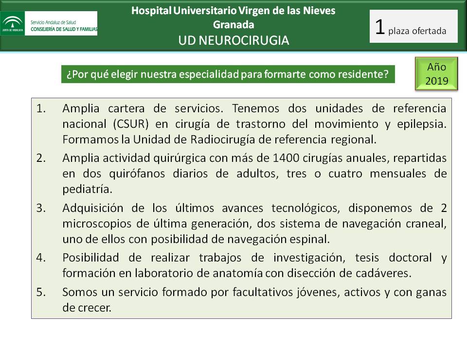 hospital_hvn's tweet photo. Nuestro hospital te quiere ❤️Si eres futuro residente #EIR y quieres formarte en el hospital de la #SuperEspecilización en el centro de la ciudad #Granada, conoce  la labor asistencial, docente e investigadora de #Microbiología #Nefrología #Neumología #Neurocirugía @Neurogranada https://t.co/AMfVif2zdz