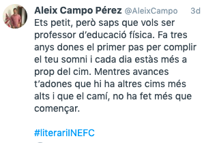 inefcat's tweet photo. Guanyadors del I Concurs de Sant Jordi de l'INEFC:

🥇 1er @albertventurap1

🥈 2on @8A_Plan4C

🥉3er @AleixCampo 

Moltes gràcies a tots el participants!

#literariINEFC 
#somINEFC https://t.co/yo4ODAlccC