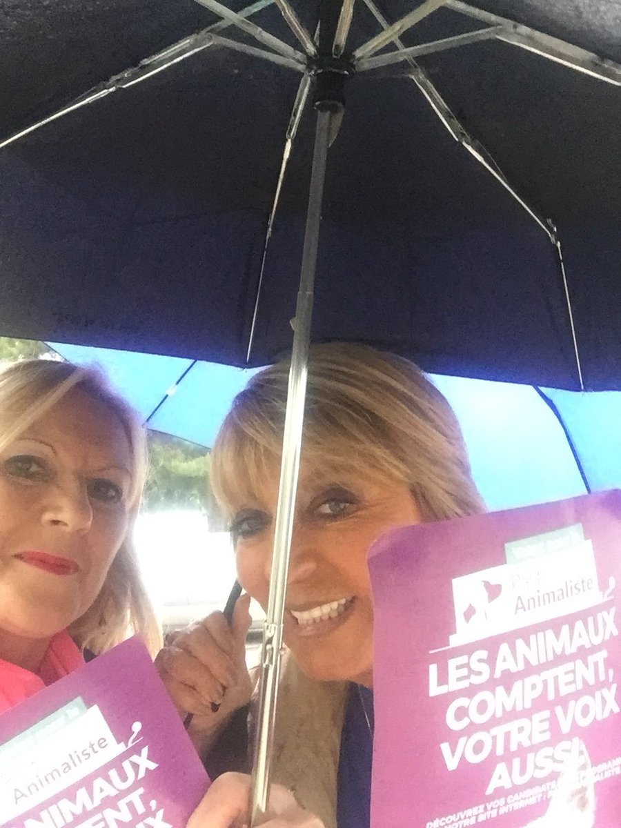 animauxmesamis's tweet photo. Ce matin, distribution de tracts du @PartiAnimaliste à #Antibes, sous la #pluie ☔️ avec une super bénévole Claudie. Rien ne nous arrête quand il s’agit des #animaux 🐾Tractage #pluvieux, Tractage #heureux ! Quand il pleut enfin sur la #cotesazur , c’est bon pour la #nature ! https://t.co/I5yuc0slh6