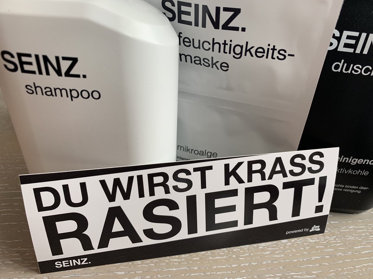 Ra_Koellner's tweet photo. Ausgestattet .... Nachdem Geburtstag kommt die Pflegeserie #dm #seinz https://t.co/FY9DP9idZe