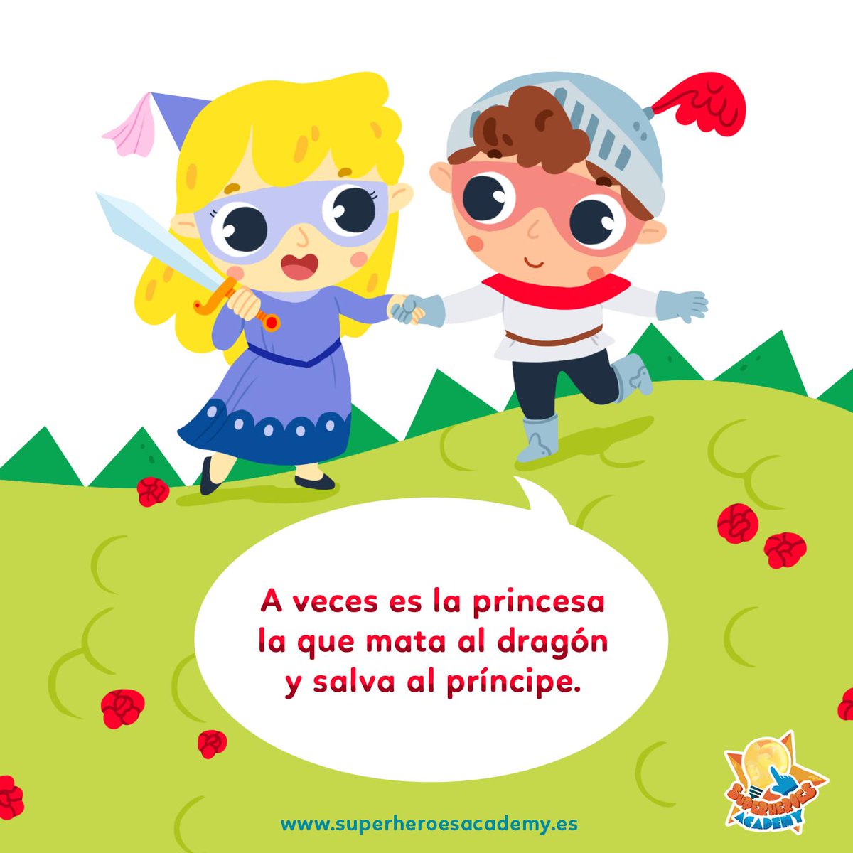 AppSuperheroes's tweet photo. ¡Feliz Sant Jordi! 🐉 Disfrutad de este día y rodearos de libros y rosas 🌹📖  #SuperheroesAcademy #AprenderEsDivertido #AppKids #AppEducativa #DiaDelLibro #SantJordi https://t.co/RiMVhE20n5