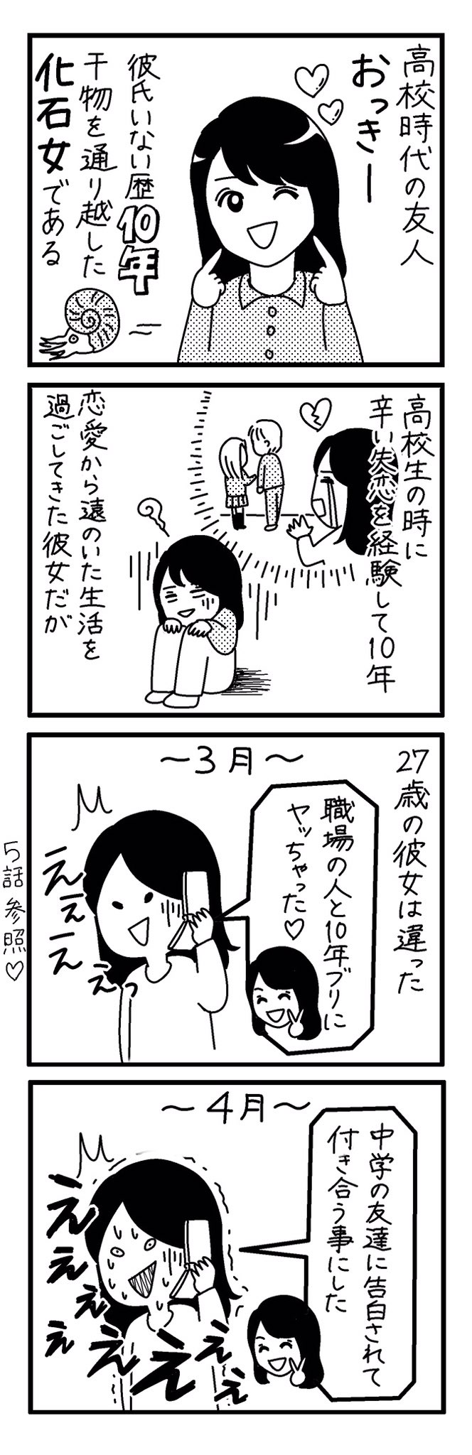 ビクトリアブラディーヌ 27歳のとき 彼氏いない歴10年の化石女 と漫画に描いた友人おっきー その後30歳で彼氏が出来て 先日めでたく結婚しました 高校生の時に失恋して教室で大泣きしていた姿を見ている身としては 彼女の結婚は本当に感慨深いものが