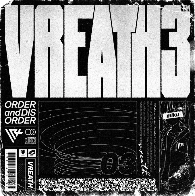 【告知】
VREATH新譜「VREATH3」出ます!
自分は重めのJungle Terrorを作りました!
今回も曲とデザイン等の目に見えるところをさせてもらってます!
かっこいいアルバムになったので是非チェックしてみて!
何卒よろしくお願いします〜!?‍♂️✨

https://t.co/d5iBiqSM09 