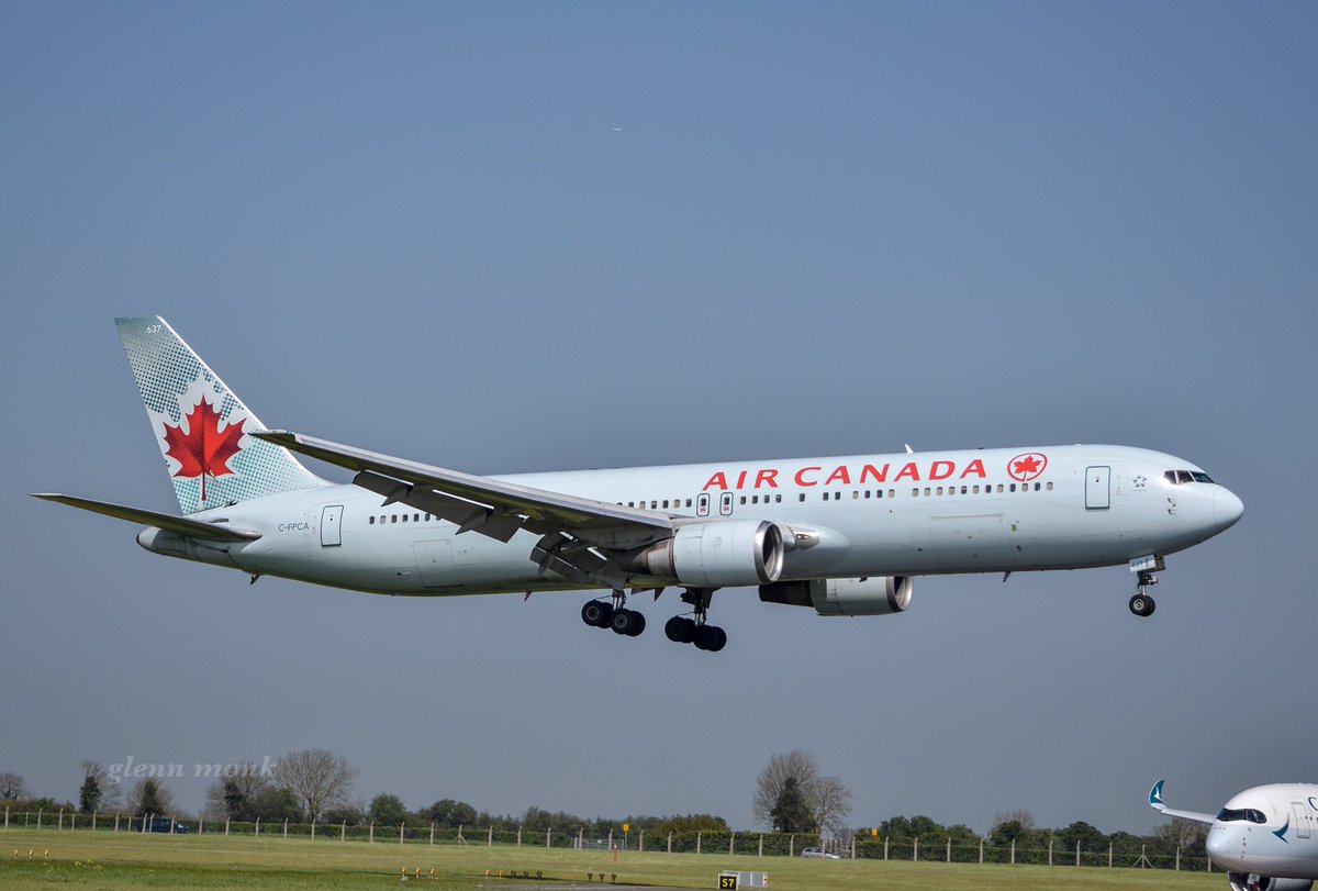 monkg57's tweet photo. Arriving from #Toronto @TorontoPearson @AirCanada to #DublinAirport #B767 #CFPCA #Avgeek #Boeing #EIDW #B763 these aircraft are soon to be retired from the fleet. https://t.co/eMecujgGL1