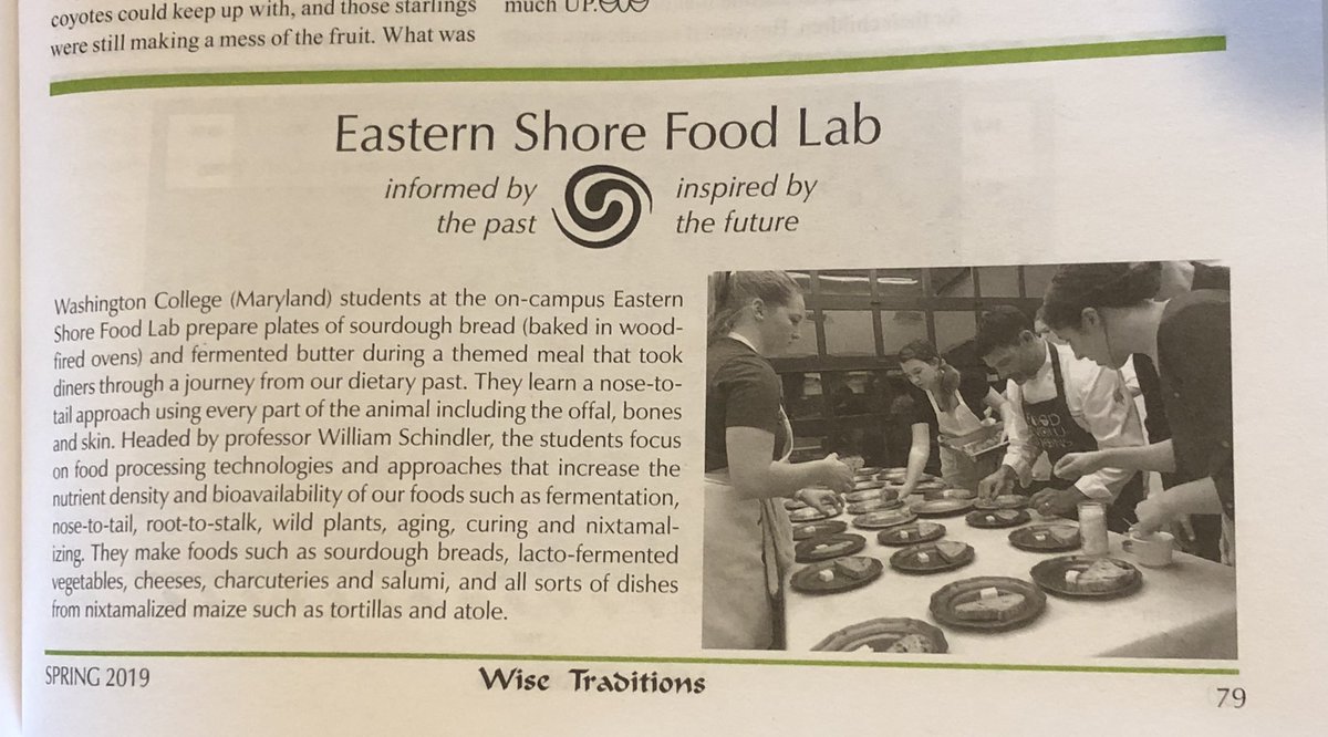 ESFoodLab's tweet image. Check it out! The ESFL was mentioned in the Weston A. Price Foundation’s @westonaprice spring journal🙌📖

#eatlikehumans #spreadthemessage #nutrientdense #realfood #esfl