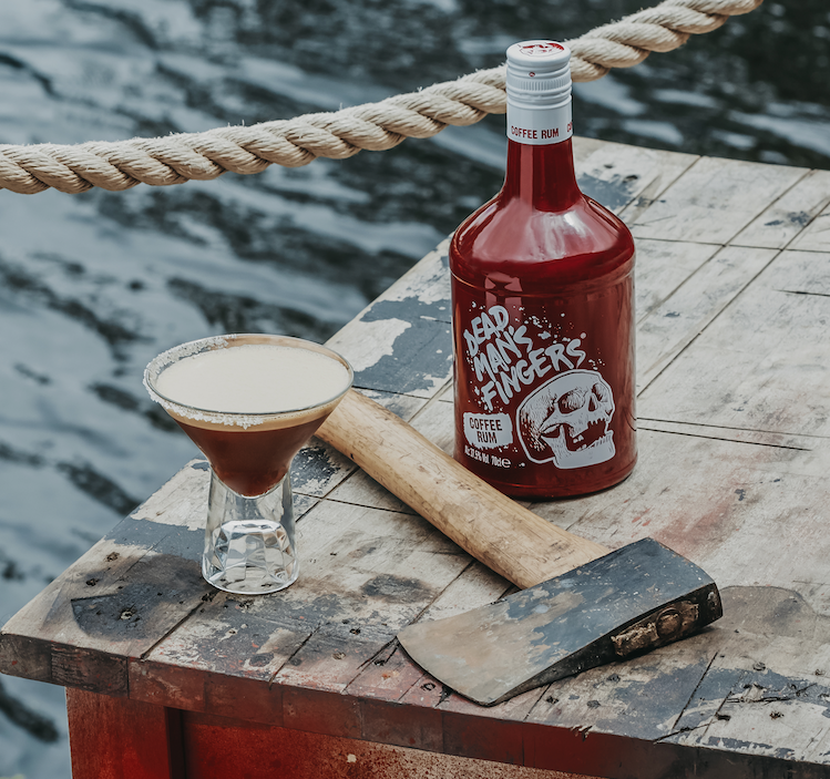 deadmansfingers's tweet photo. Impossible to drink only one of these - 'Toffee Tombstone' 💀50ml Dead Man’s Fingers Coffee 💀60ml Chilled Espresso 💀15ml Toffee Liqueur 💀Pinch sea salt 💀Axe optional #DMFServes #rum https://t.co/Ppbkwqd3zF