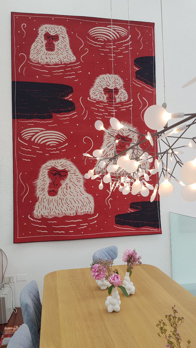 Relaxing monkeys #walmart #graphic #fuorisalone #salonedelmobile #milandesignweek #mumbai #kimxgensapa