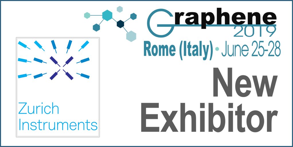 GrapheneConf's tweet photo. Welcome to Zurich Instruments @Zhinst as the latest exhibitor in @GrapheneConf 2019.
Some booths still available!
Promote your company within the #Graphene community 
More info: https://t.co/TUZCSkUEwX https://t.co/2qSDGKNymy