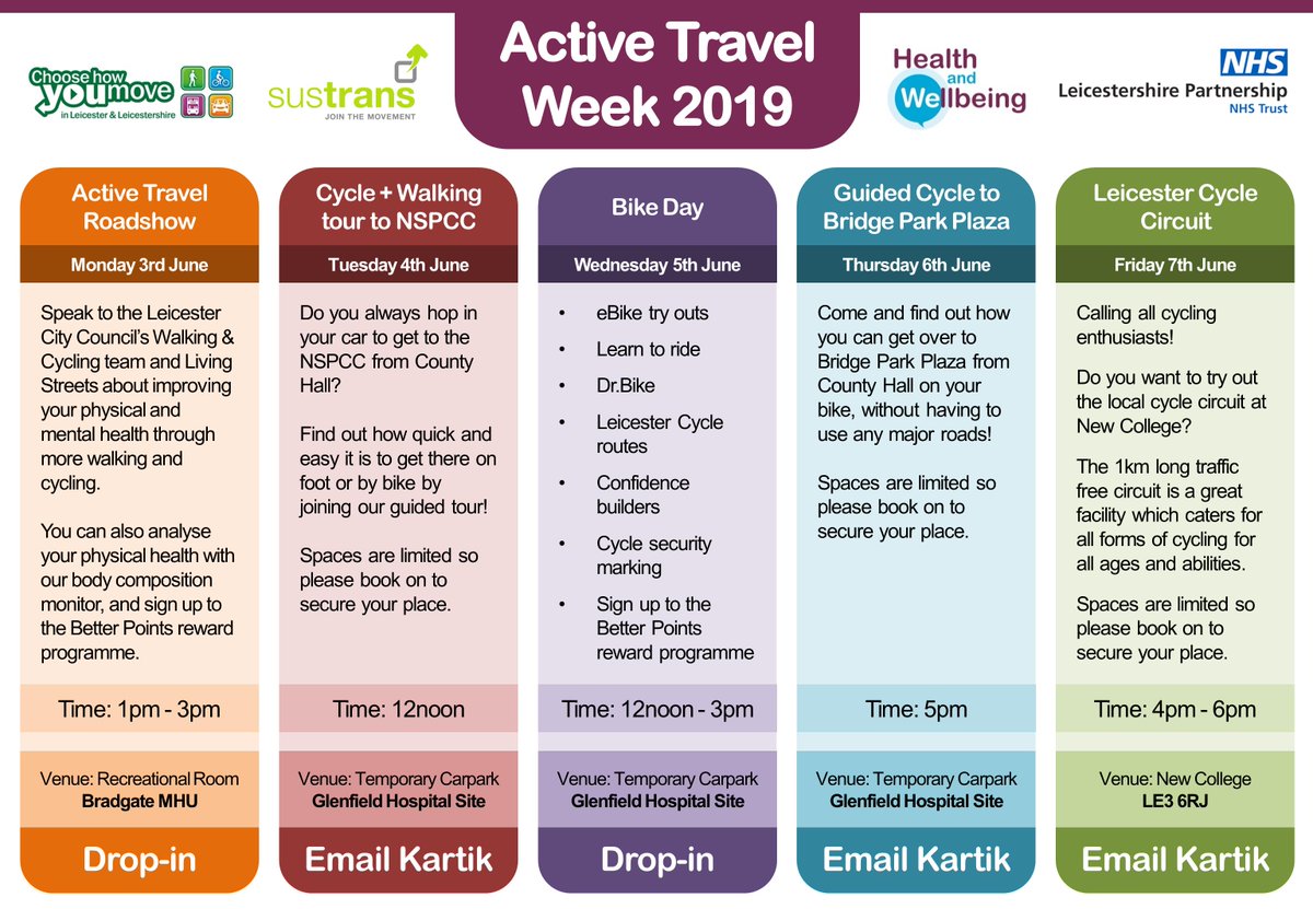 Don't miss this exciting opportunity to try new skills and push yourself out of your comfort zone! From cycle and walking tours between bases, to a Bike Day where you’ll see how you can be supported to cycle more, you won’t be disappointed.. 🚴‍♀️🚴‍♂️