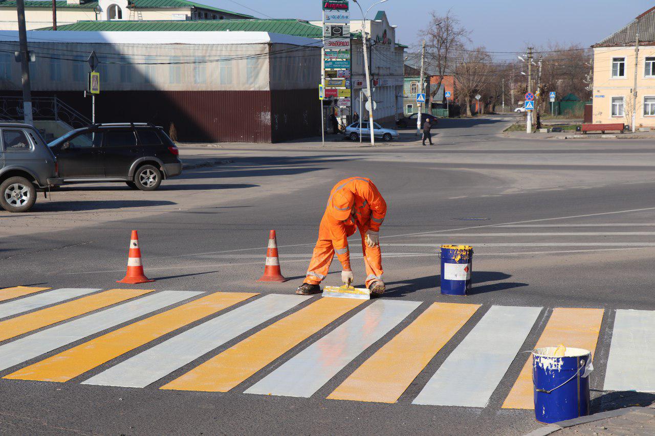 Разметка холодным пластиком