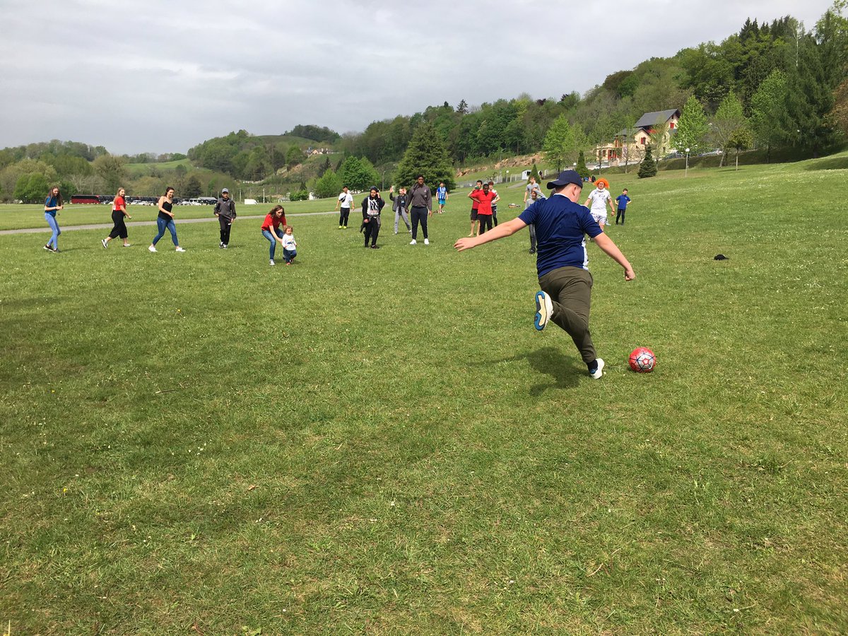 HCPTGroup13's tweet photo. Playing football at the prairie to work up an appetite before lunch ☀️⚽️ https://t.co/POuHqJMidc