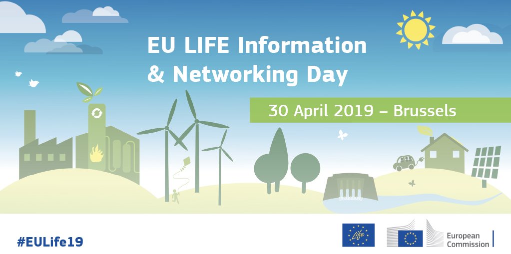LIFEProgramme's tweet photo. Learn more about the latest #LIFEprogramme changes, match with potential new partners and meet @EU_EASME representatives during the LIFE Info &amp; Networking Day, next Tuesday, in 📌Brussels! Registration closing 🔜 ⌛➡️ https://t.co/S22otLe1sS #EULife19 https://t.co/f8piuyLFMk