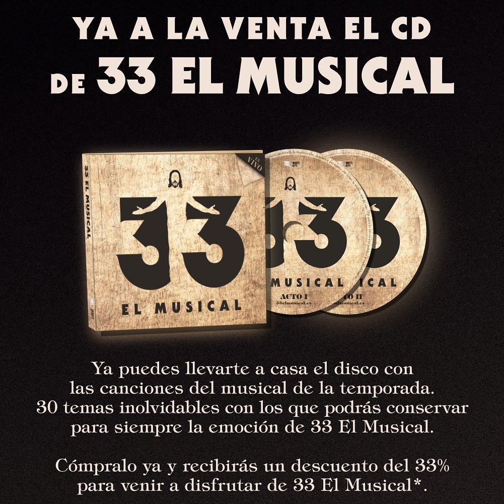 Hennetianash's tweet photo. ¡Ya a la venta el CD de #33ElMusical! 💗 #SantJordi #DiaDelLibro #Cultura #Musica #TeatroMusical #33ElMusical #Promo33 #Mikel #MikelHennet #MikelHennetCfOficial 📙🌹🎉 ❤️ https://t.co/RKJd5hKpvJ