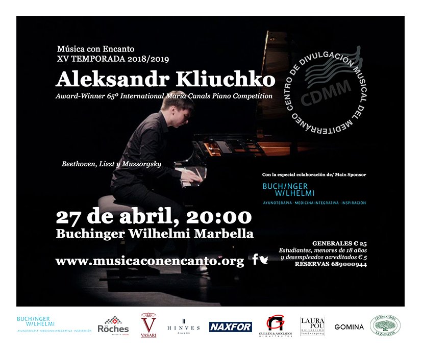 Aleksandr Kliuchko #piano Recital in #marbella Beethoven, Liszt and Mussorgsky <a href="/casarusia/">Casa Rusia</a> <a href="/marbellarussian/">Marbella Russian FF</a> <a href="/MarbellaRus/">Марбелья. Испания.</a> <a href="/rusradiomarb/">Rus Radio Marbella</a> <a href="/MalagaRusaXL/">Firestarter</a> <a href="/marbellarussia/">MR</a> <a href="/marbellacultura/">Marbella Cultura</a> <a href="/CultuMarbella/">CultuTweet Marbella</a> <a href="/LifeInMarbs/">Life In Marbs</a> <a href="/whatsonmarbella/">Marbella Events</a> <a href="/marbellaculture/">Life in Marbs</a> <a href="/SURdeutscheAusg/">SUR deutsche Ausgabe</a> <a href="/SURMarbella/">SUR Marbella</a>