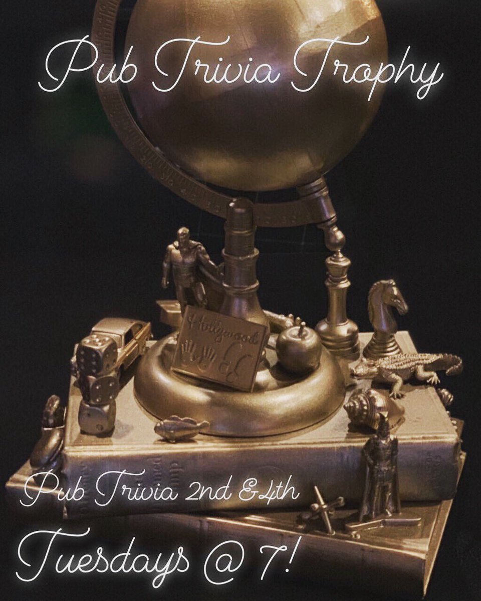 thehappygrape's tweet photo. Your chance to hoist the trophy for your perfect Pub Trivia Champion selfie - Tuesday @ 7. Come early grab a pressed sandwich &amp; a pint! 🍺 Everyone welcome! #myhappygrape #destinationmansfield #supportsmallbusiness #winealetrail #ohiocraftbeer #laxtonhollow https://t.co/5FbEACS2ux