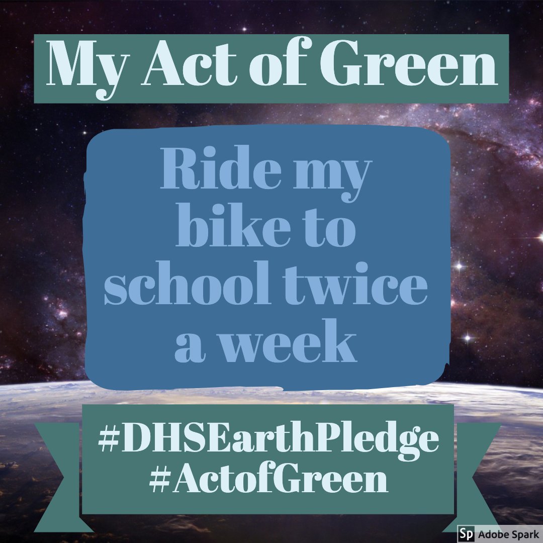 DHSchemteacher's tweet photo. I know I am a day late, but better late than never. Students @Doss_High are going to be working on making commitments to help save and preserve our planet. #DHSEarthPledge @Doss_STEM @Doss_Tech #earthdayeveryday #ActofGreen https://t.co/vXPCclxJO3