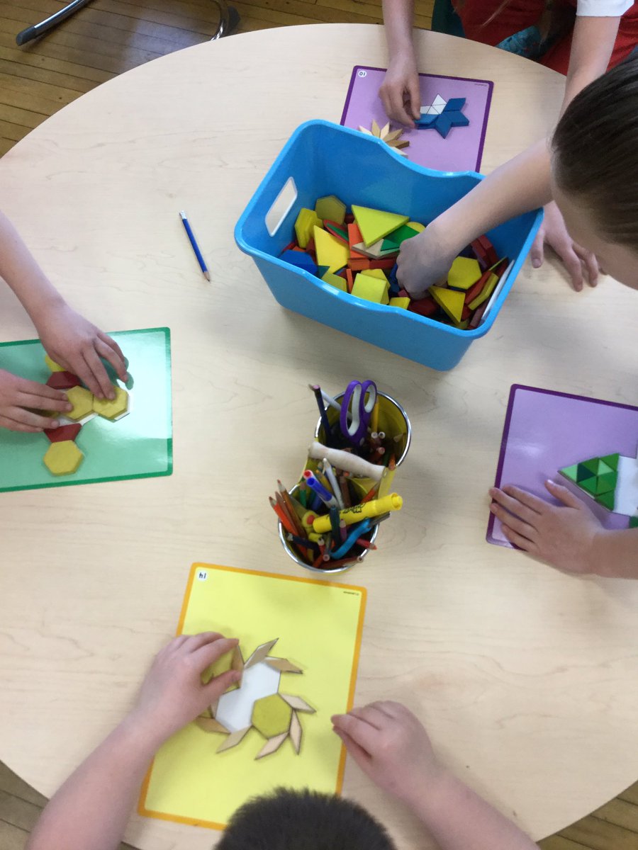 MsNadon's tweet image. @MsNadon’s Grade 3’s practicing making congruent 2 D shapes. What better way then with TANAGRAMS! @infoAlexandraPS #mathfundamentals, #congruent, #parallel