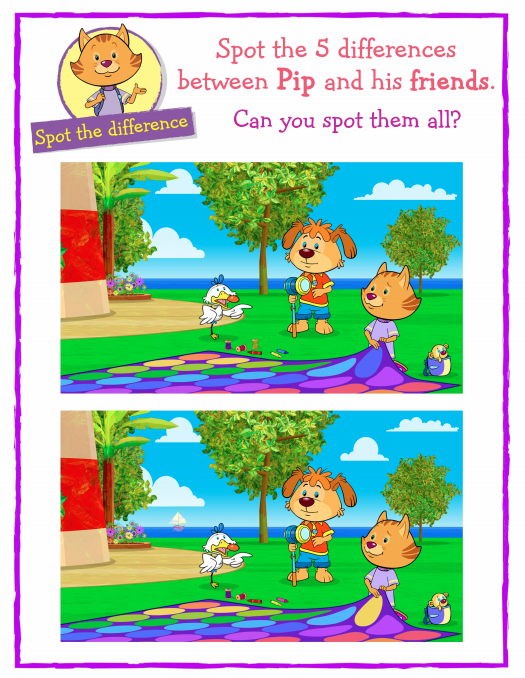 Spring has sprung! 🌷💐🌻

Pip and Alba love to spend more time outside when Spring arrives. To celebrate the start of Spring, download our Spot the Difference sheet for your Pipsqueaks!

Just click here: bit.ly/2CYEFBf