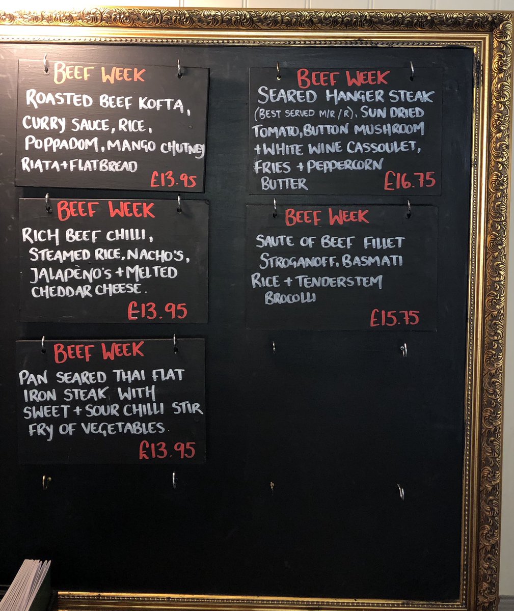 Beef Week has begun.. #beefweek #lymington #TuesdayThoughts #pub #restaurants #newforest