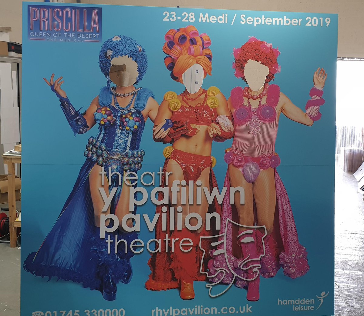 HumphreysSigns's tweet photo. #Cutout Foamex #Advertising #sign ready for delivery to @RHYLPAVILION. Sign and frame fabricated in house. #zund #hpprinters #signage #priscillaqueenofthedesert https://t.co/bMZFgfcfj8