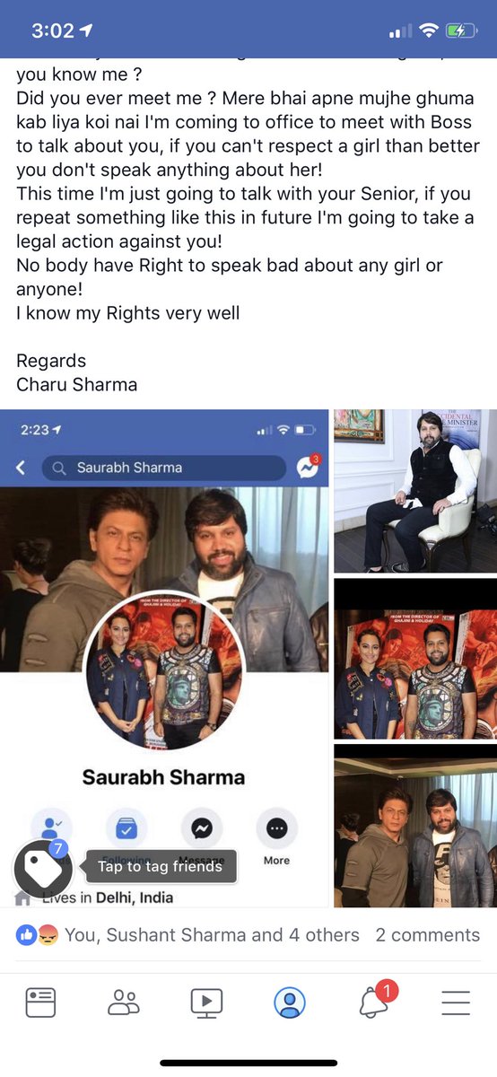 iamcharusharma's tweet photo. News Nation,

U have one guy Saurabh Sharma , who's spreading cheap rumors about me.
He's claiming that he has done some other kind of casting with me.
I'm gonna take legal action against him
Please support girl power
@NewsNationTV @ravs10 @Peenaz_NN @anuragdixit2005 @yashbhadas https://t.co/b8tJzNmLsM