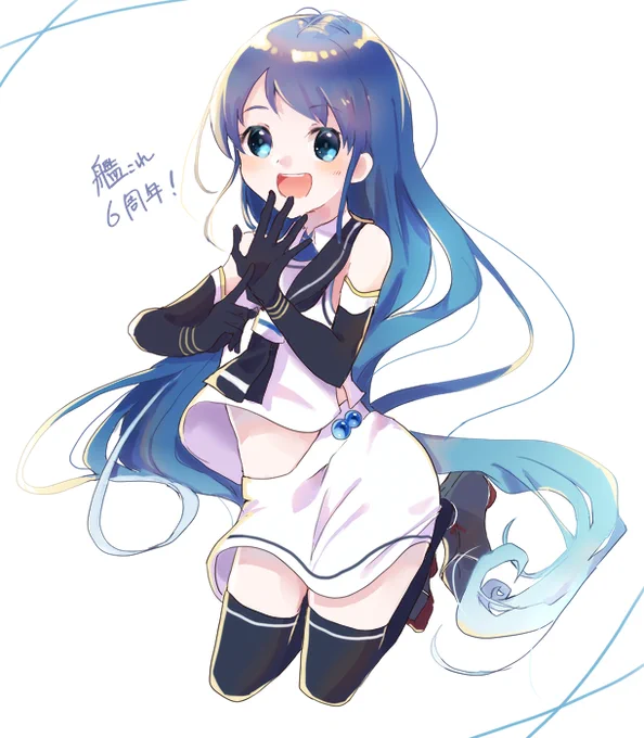 艦これ6周年おめでとう!
初期艦の1人であり6番艦の五月雨ちゃんです 