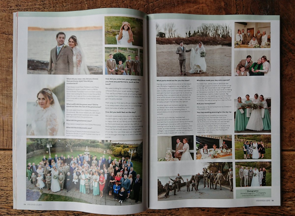OxwichBayHotel's tweet photo. Great to see one of our #wedding couples featured in this month’s @swansealife with stunning photos by Michelle Huggleston Photography!
#weddings #Welshwedding #Swanseawedding #weddingvenue #Welshweddingvenue #Swanseaweddingvenue #weddingbythesea #beachwedding #ido #bridetobe https://t.co/IejESzkBKE
