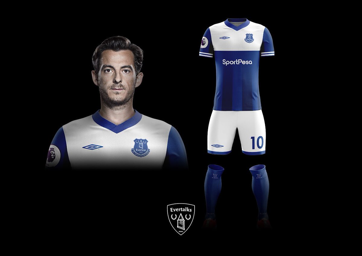 wirallas's tweet photo. 2019/20 Kit Concept! 
I based this one off the 1986 Kit, really enjoyed making this one, think you guys will like it. Was thinking about doing a second and third kit in this theme? Retweet for more! https://t.co/mw1lmVY3UP