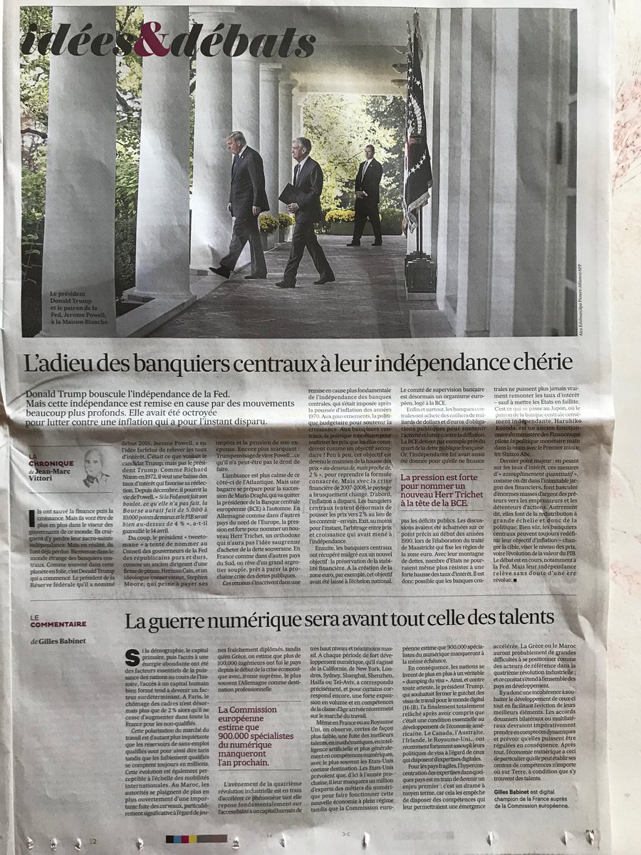 FnTSummit's tweet photo. @jmvittori et @babgi sur la même page @LesEchos ! Enjeux #numetiques #economiques Ils étaient sur la même scène de #BxFinTech 18 Qui retrouverez-vous à #FnTSummit Oct 19 ? https://t.co/I82kcWbEmw https://t.co/u3ivpPzrul