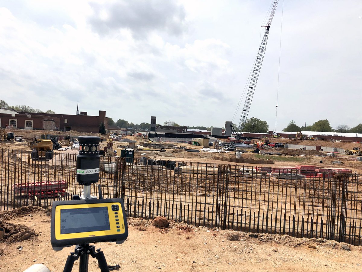 WBMGroupPLLC's tweet photo. A lot has changed over the past two weeks as we continue to lay out points for the Sports and Entertainment Venue in Kannapolis, NC, the new home of the @Intimidators https://t.co/ly59o8y7MU