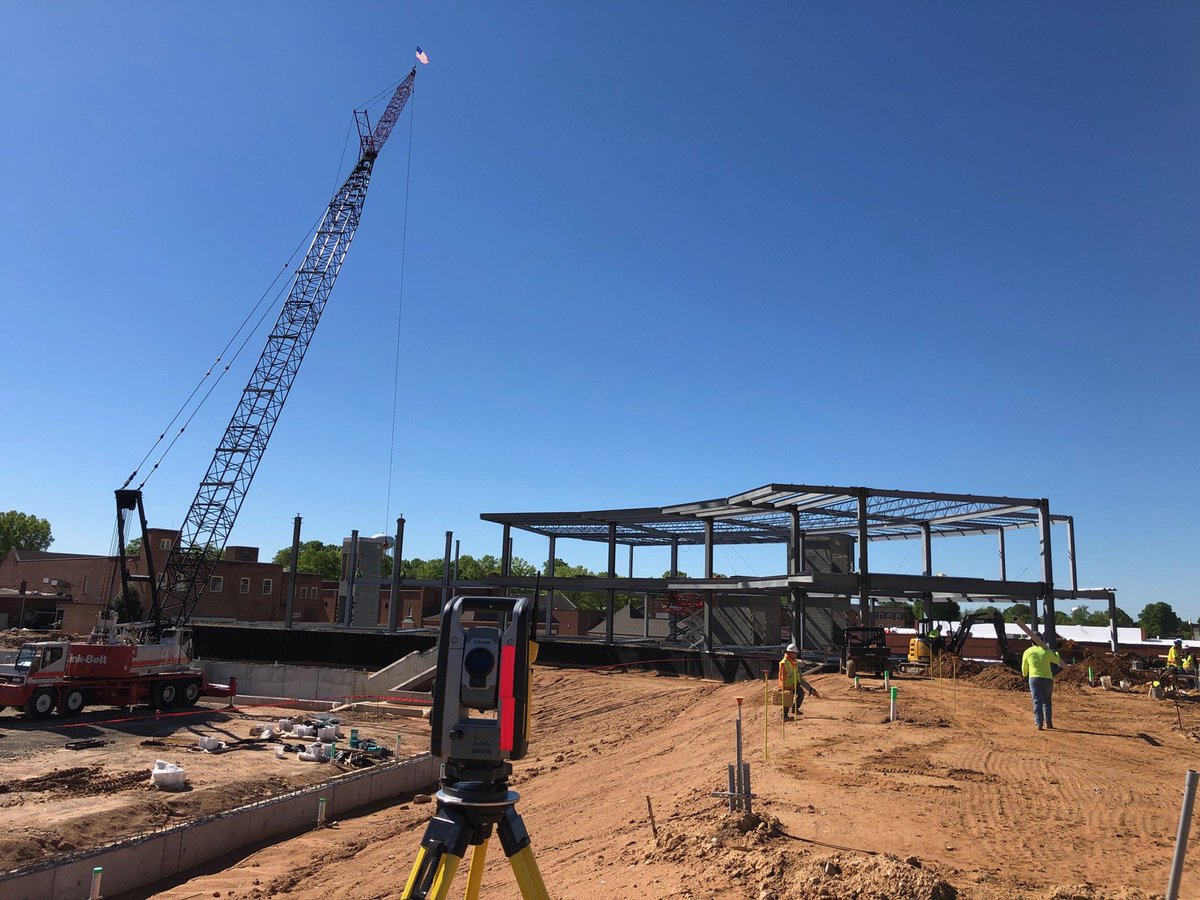 WBMGroupPLLC's tweet photo. A lot has changed over the past two weeks as we continue to lay out points for the Sports and Entertainment Venue in Kannapolis, NC, the new home of the @Intimidators https://t.co/ly59o8y7MU