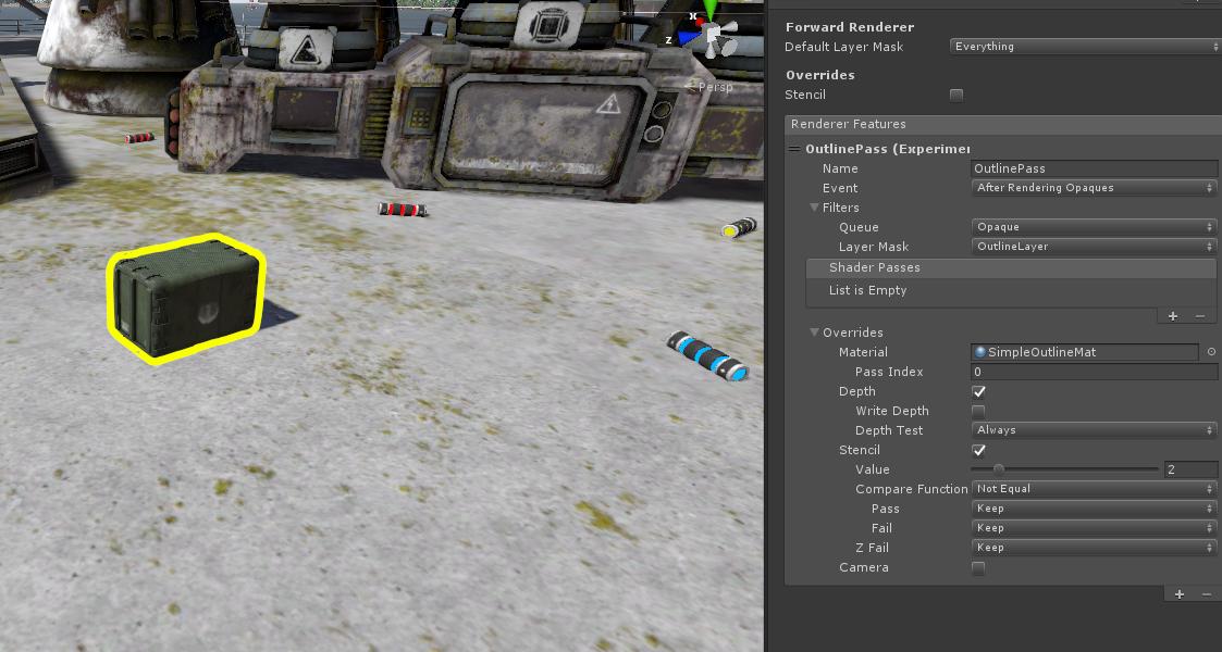 Jan Lohr It S Easier Than Ever To Add A Nice Outline Renderpass To Your Stack With Unity3d S New Light Weight Render Pipeline Package Version 5 9 Create You Own Renderer