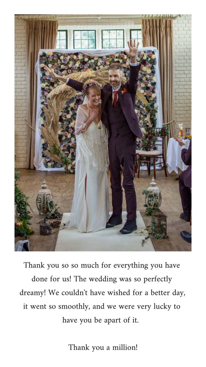 Such lovely words...

Image courtesy of Beauclerk Photography.

#testimonialtuesday