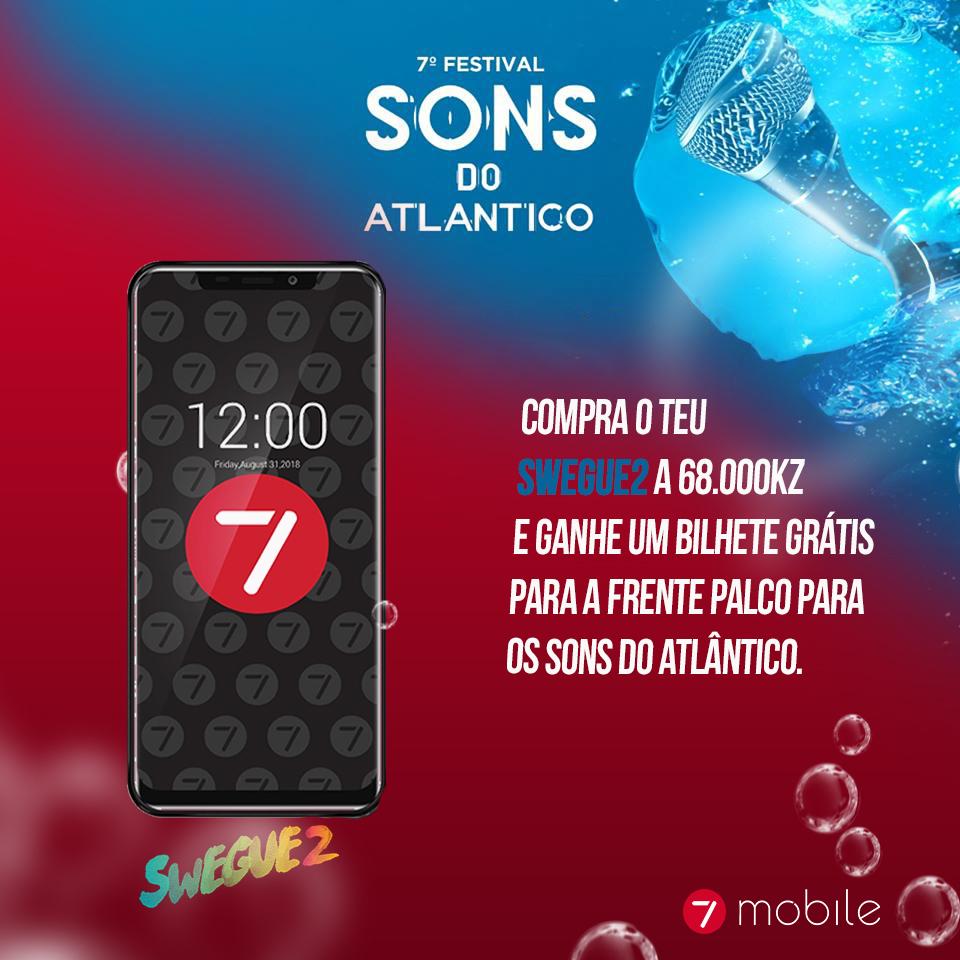 Sabias que na compra de um smartphone 7 Mobile ganhas bilhetes para o festival Sons do Atlântico?
Queres ver os teus artistas favoritos ao vivo, então vai até a loja da 7 mais próxima e compra já o teu Baika! 📱🔊

#7mobile #sonsdoatlantico #festival #tecnologia #Angola