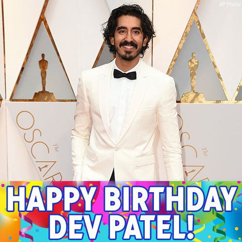 Happy birthday to actor Dev Patel! 