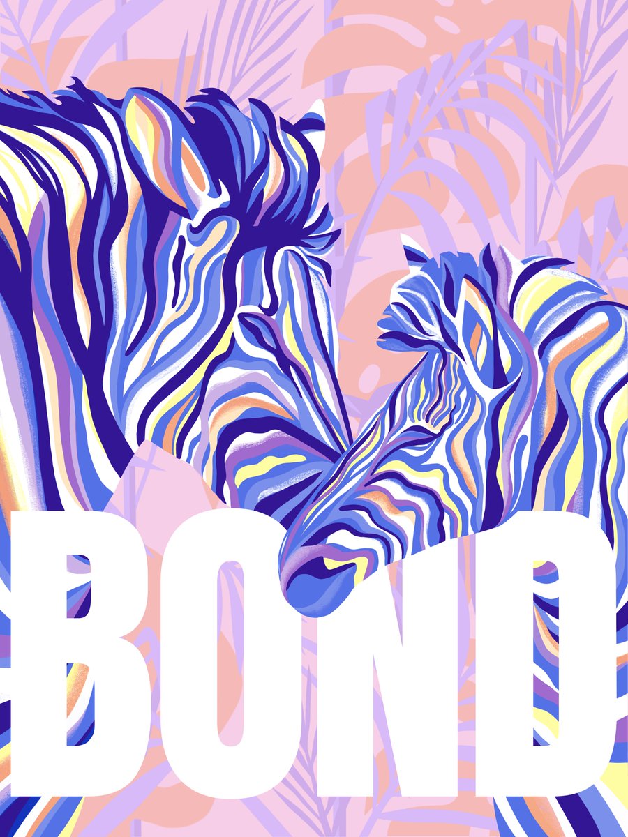 Procreate's tweet photo. This gorgeous piece was created for us by the fantastic @claudine_os using #Procreate 4.3. Claudine's wavy line work is mesmerising to look at - you should check out her page for more! https://t.co/P9cPnlcdgi