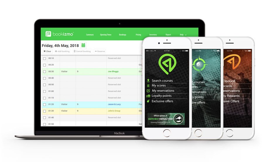 bookizmobooking's tweet photo. Calling all #golf , #footgolf and #discgolf courses. Want a booking system that streamlines your bookings and engages your customers at an UNBEATABLE price? Look no further.... https://t.co/An7YOQHA9X #bookings #book #golfcourse https://t.co/VvBGb0Tp7P