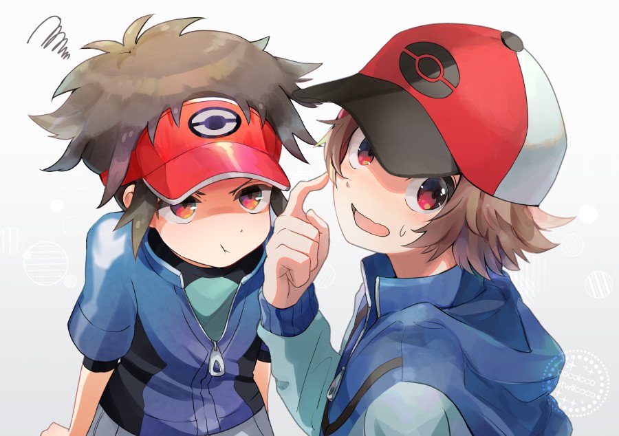 トウヤ(ポケモン) ,キョウヘイ(ポケモン) 「 」|ココロコのイラスト