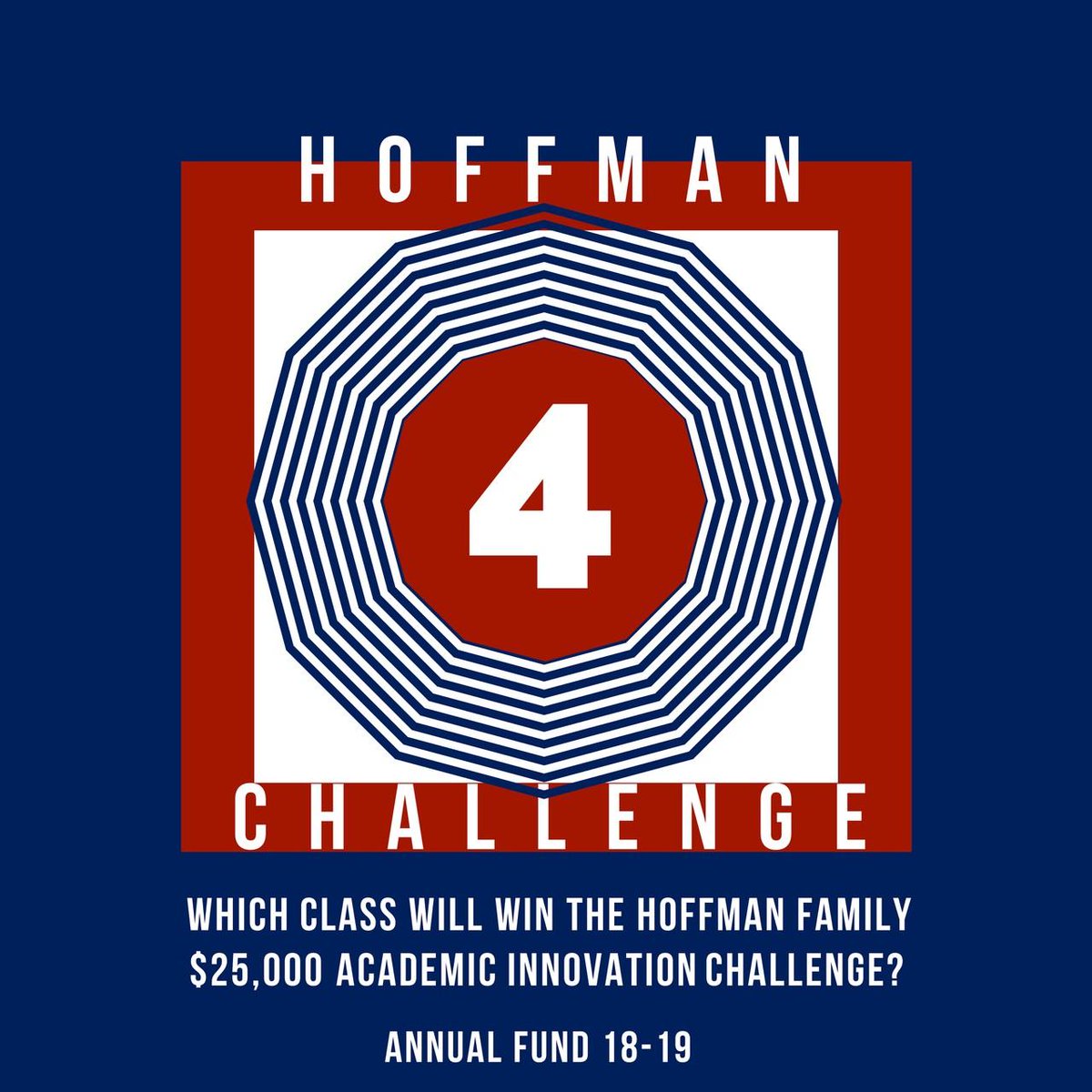 OxbridgeAcademy's tweet image. T-minus 4 days until Friday, which means there are still 4 more days left in the Hoffman Class Challenge! Make sure your class comes out ahead. Help us reach our match goal and donate today! bit.ly/2D7S0rT #AnnualFund #ClassChallenge #GoOxbridge #FourDaystoGo