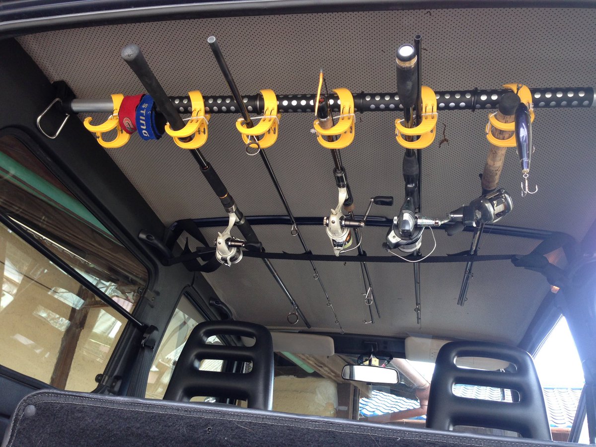 Shimokenpi 愛車紹介 スズキ ジムニー Ja11 ちょくちょくdiyしたり カスタムしたりして釣り仕様車に 平成7年式 もうすぐ30万 のご老体だけど まだまだ元気 ジムニー Ja11 釣り仕様車