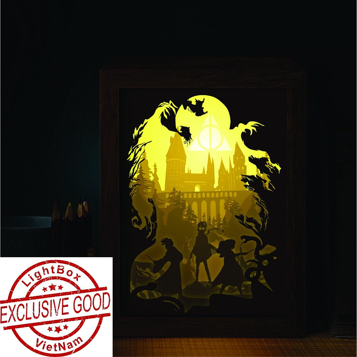 Harry Potter Paper Cut Light Box Template Shadow Box vrogue.co