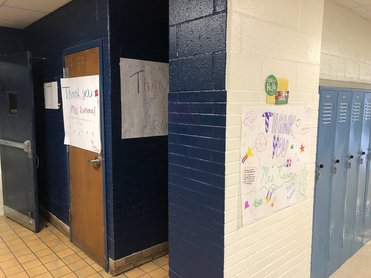 jboerman75's tweet photo. The heartbeat of #glcsms. Want to make Ms Ramona’s day? Write her a thank you poster..or 8. We love our Ramona! #ramonarocks #glmsrocks #schoolculture #culture #custodian https://t.co/y7B9H9hemE